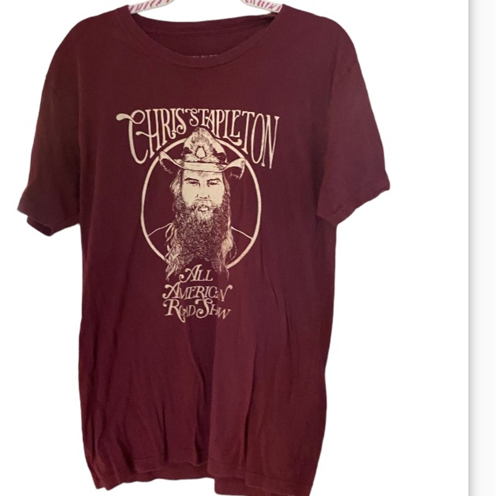 Vintage 2018 Chris Stapleton All American Road Show Concert T-Shirt Large